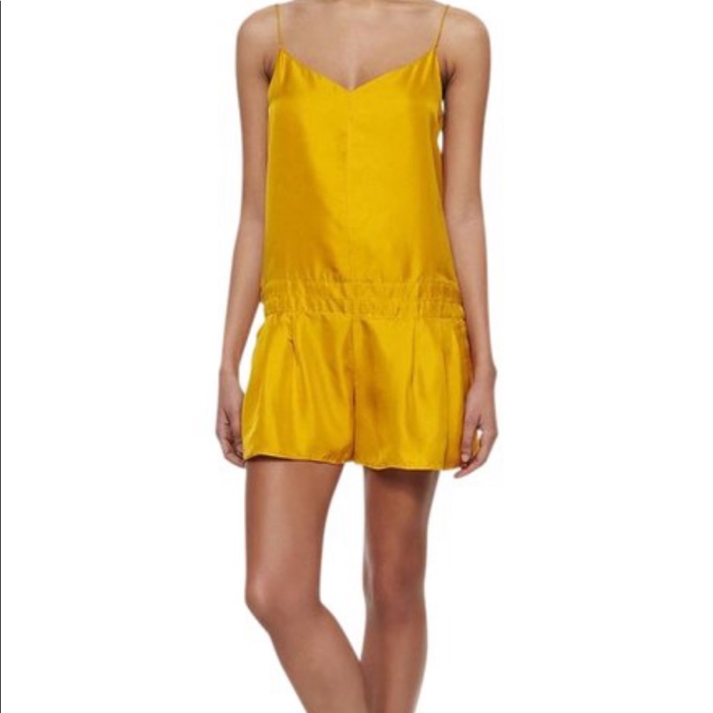 Rag and Bone yellow romper